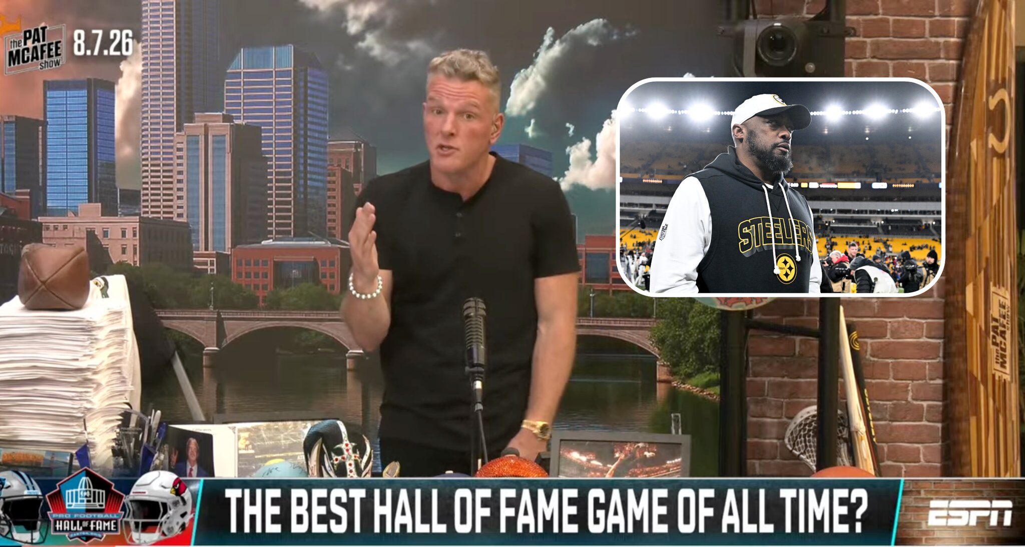 Pat McAfee on why Mike Tomlin is primed for an amazing broadcast career