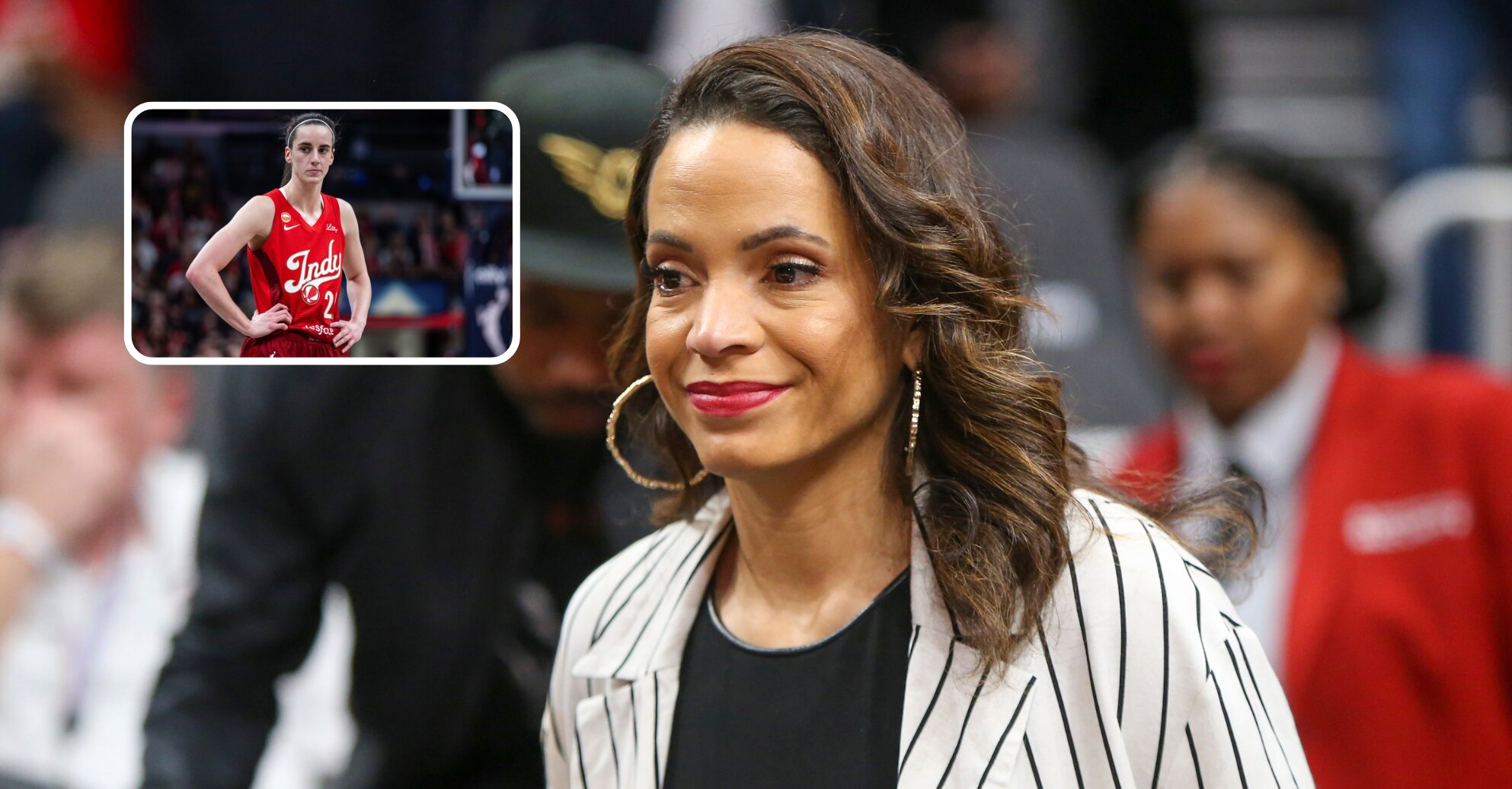 Elle Duncan calls on Caitlin Clark to denounce fans co-opting her name for nefarious motives