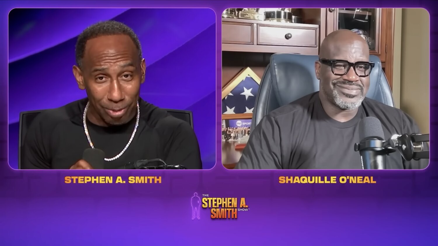 Stephen A. Smith thanks Shaquille O’Neal for saving him from ‘NBA Countdown