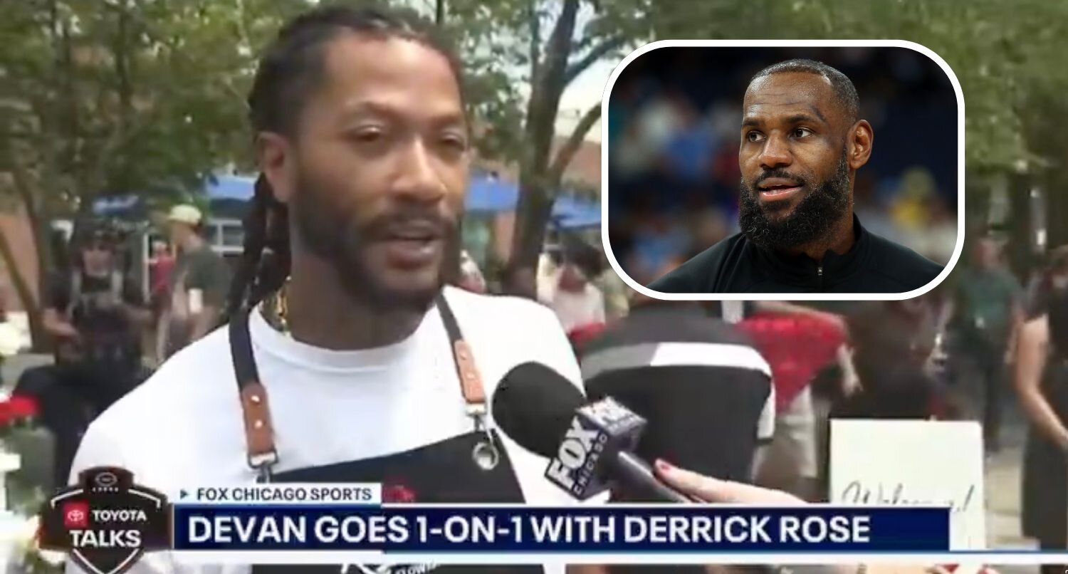Derrick Rose makes it clear he doesn’t care about LeBron’s decision in local news interview