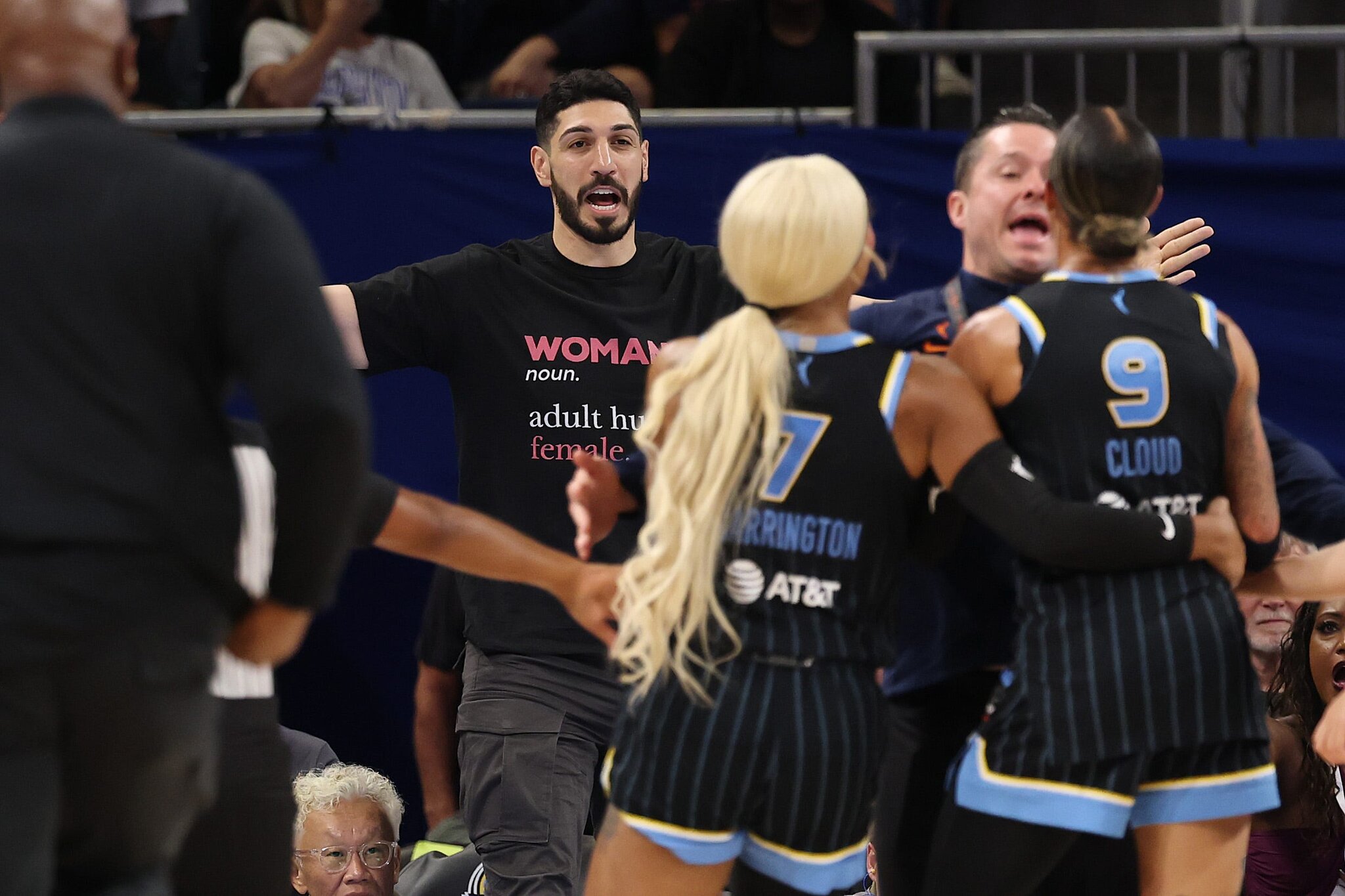 Enes Kanter Freedom ejected after WNBA altercation with Natasha Cloud