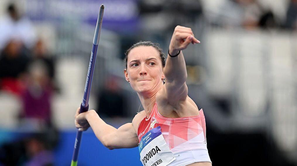 Silver medal for English heptathlete O'Dowda