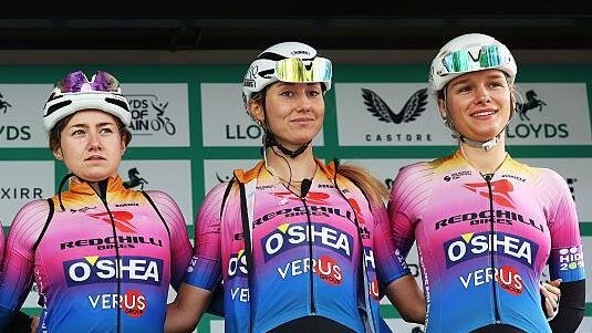 Rider 'nearly hit' by car on day one of Tour of Britain Women