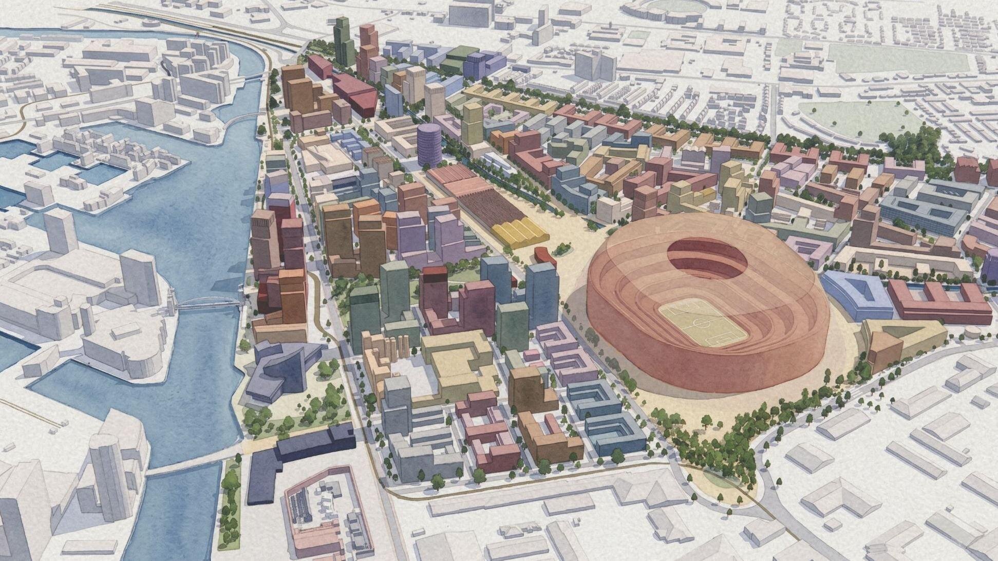 Public get first chance to assess Old Trafford plans
