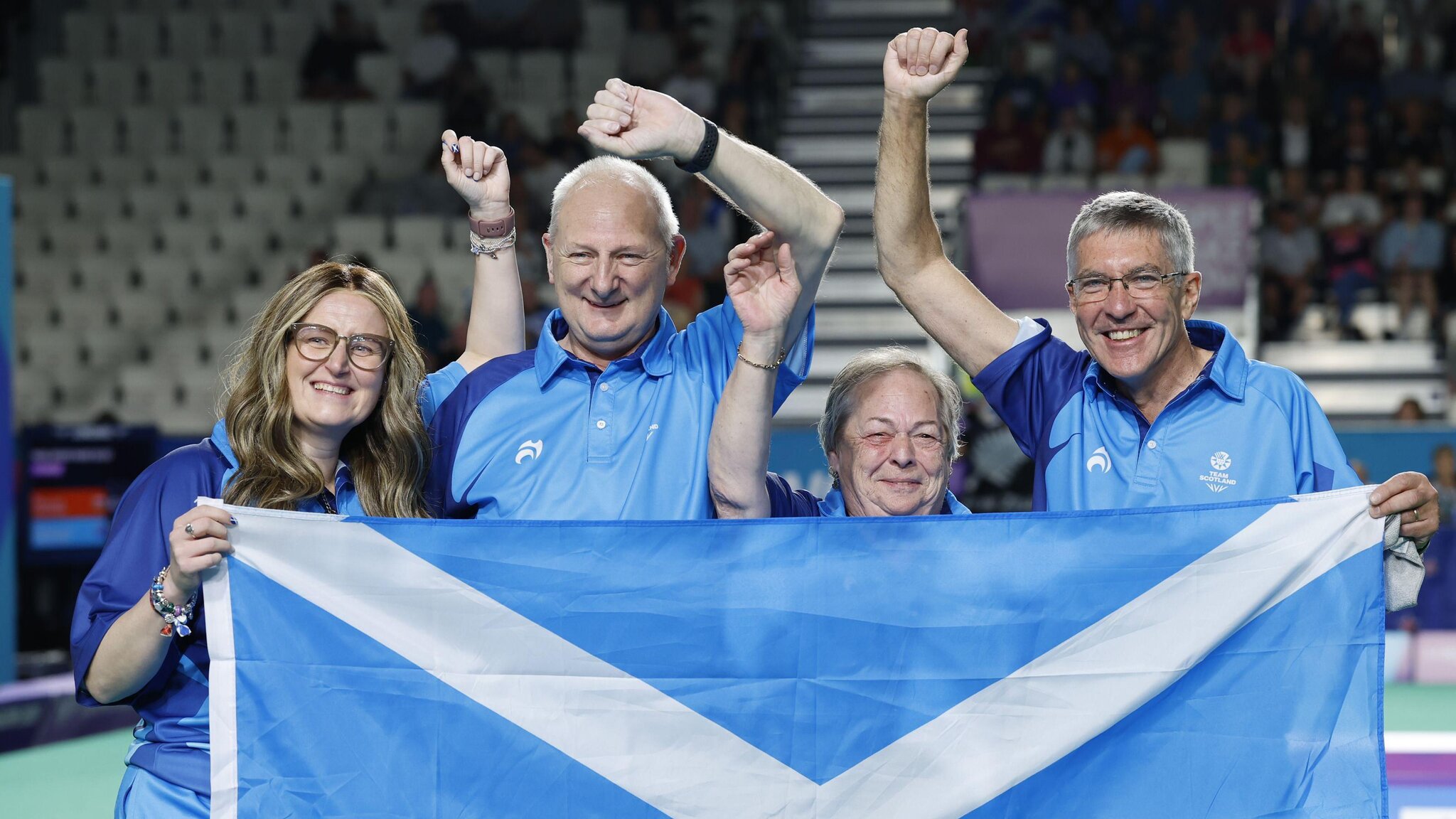 Bee Gees at the bowls as Scotland para mixed pairs retain Commonwealth gold