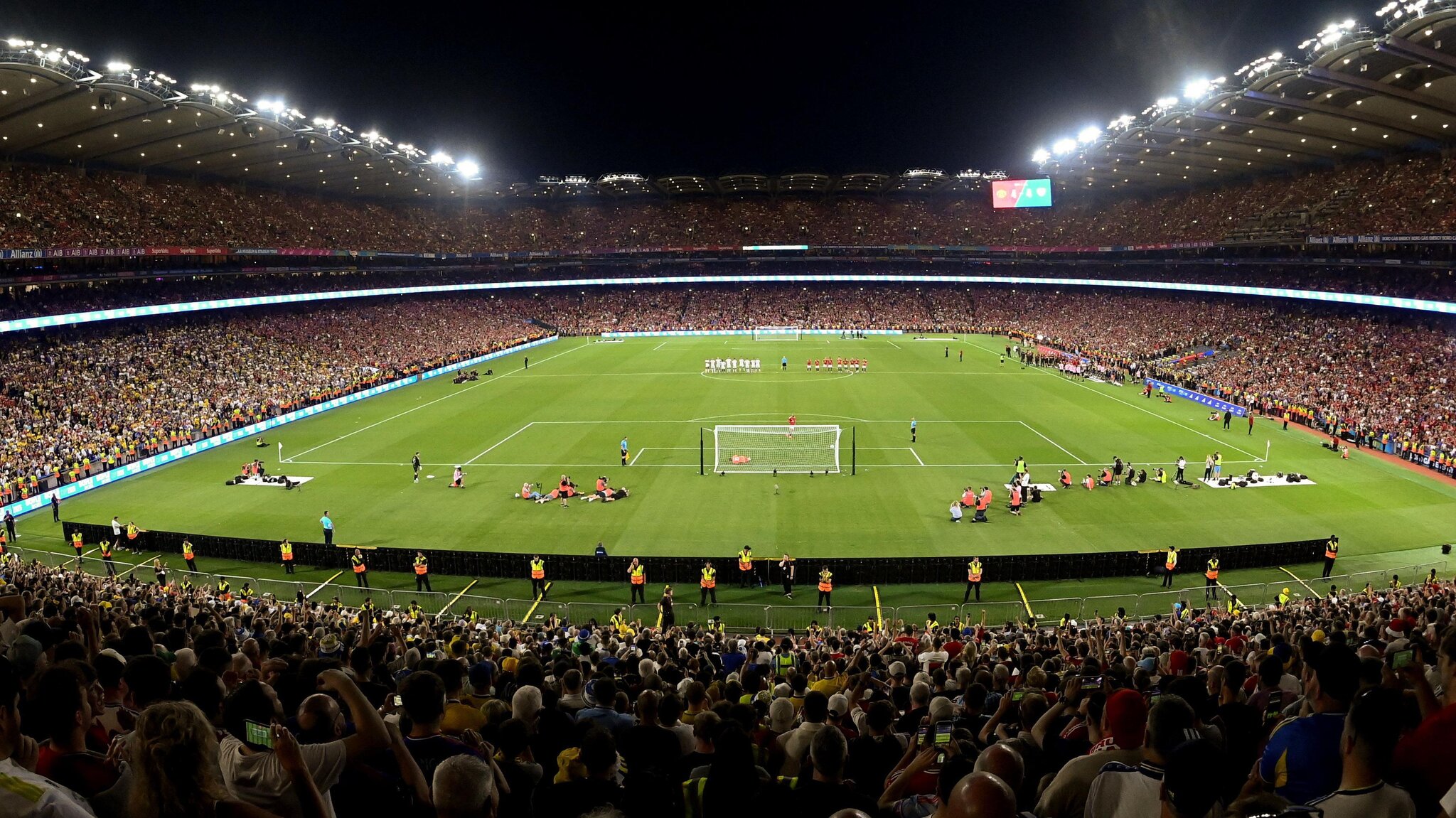 More history made at Croke Park as Man Utd beat Leeds