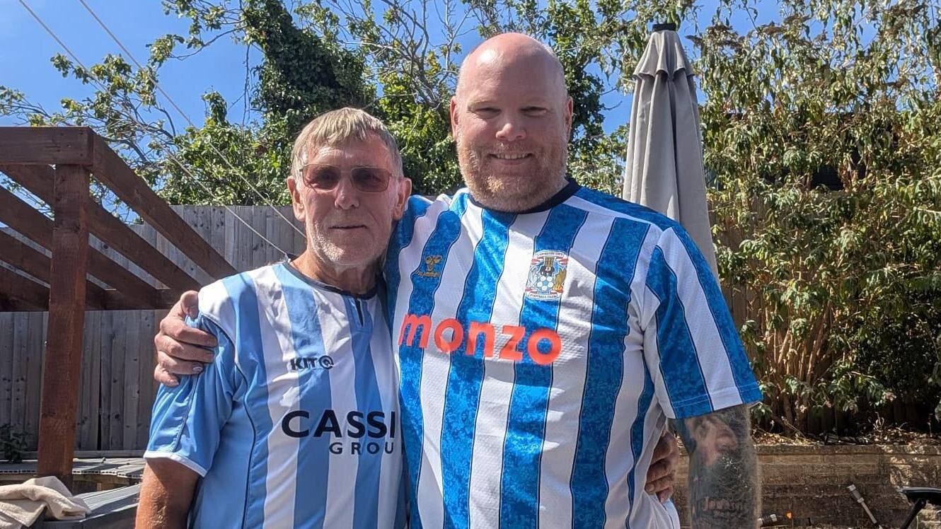 Coventry City fan keeping it Sky Blue in Dorset