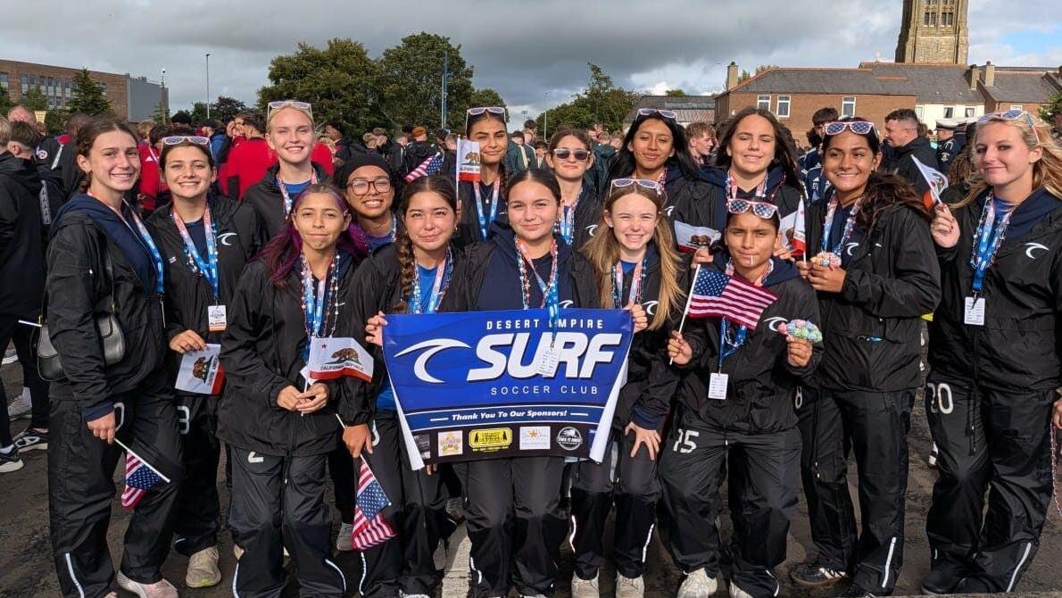 Crowds line streets to cheer on football's brightest young prospects