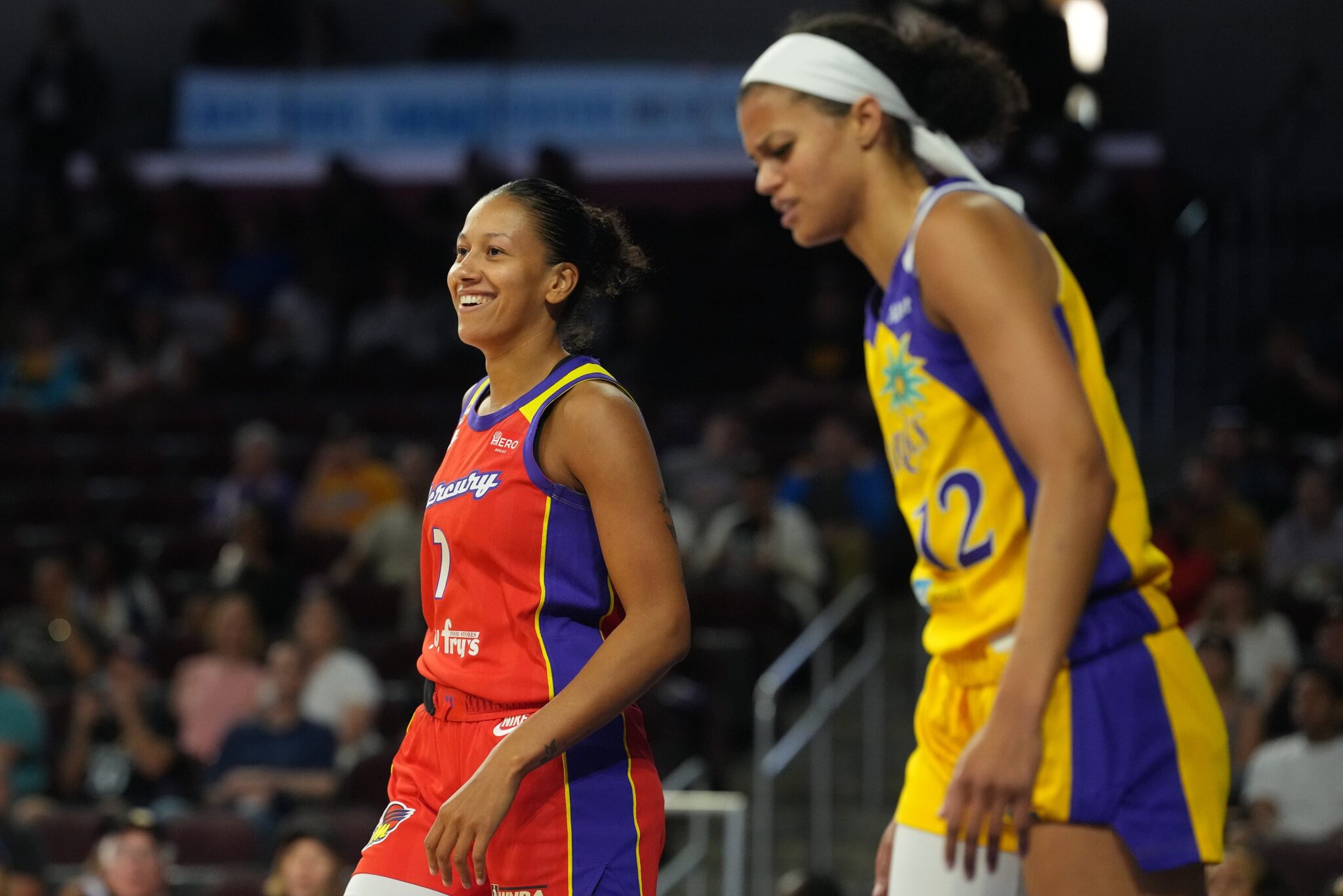 Noémie Brochant joins Caitlin Clark in rookie history in Mercury win over Sparks