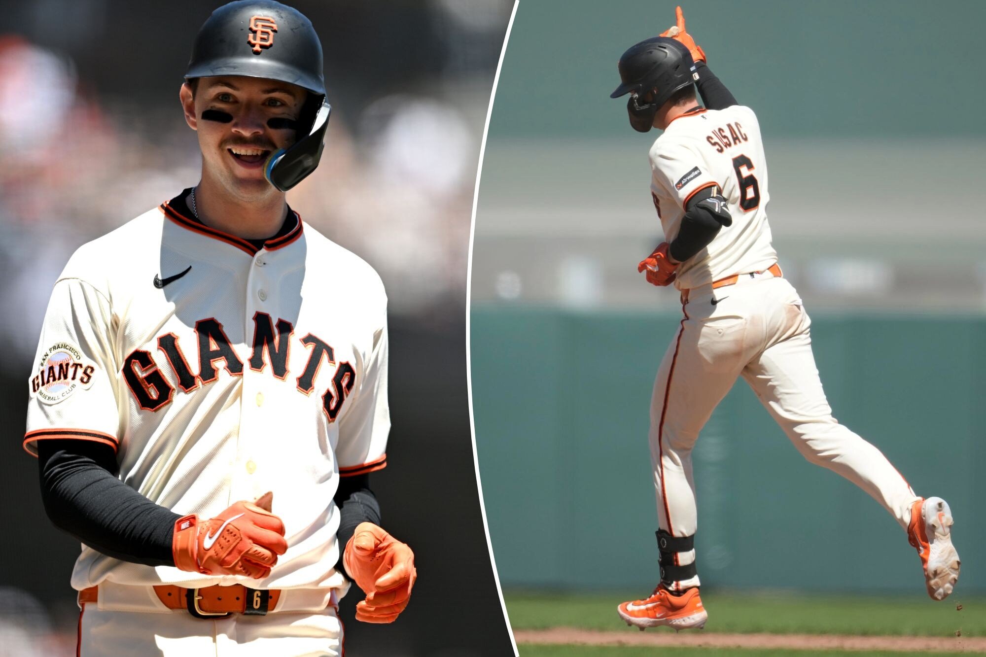 Giants catcher snaps power drought at position as team pours it on vs Brewers