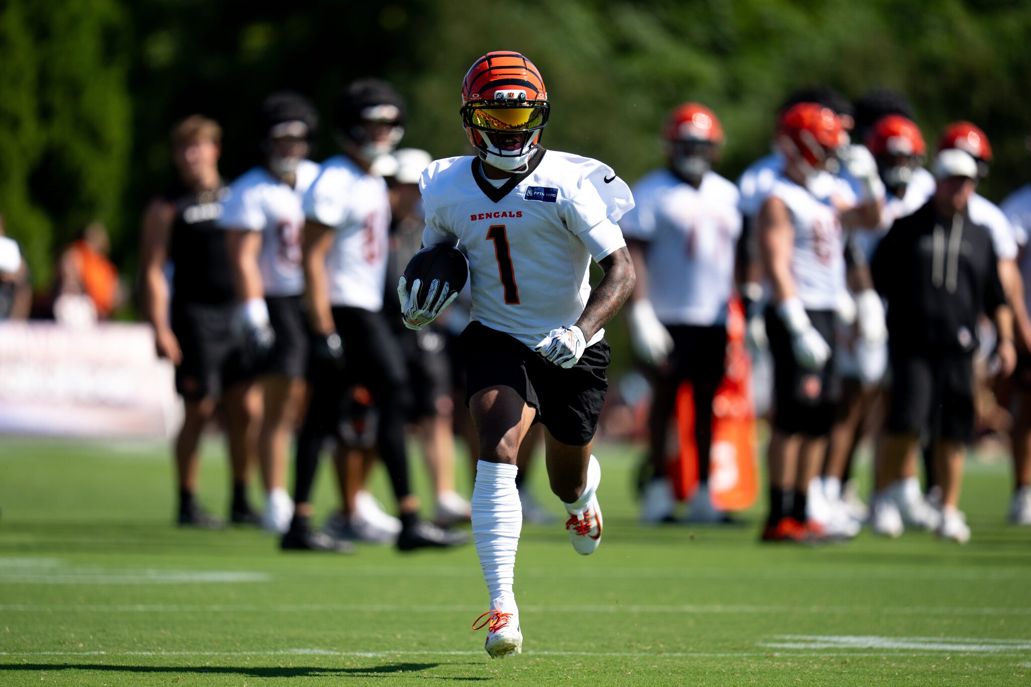 Ja’Marr Chase not bothered by early camp scuffle at Bengals camp
