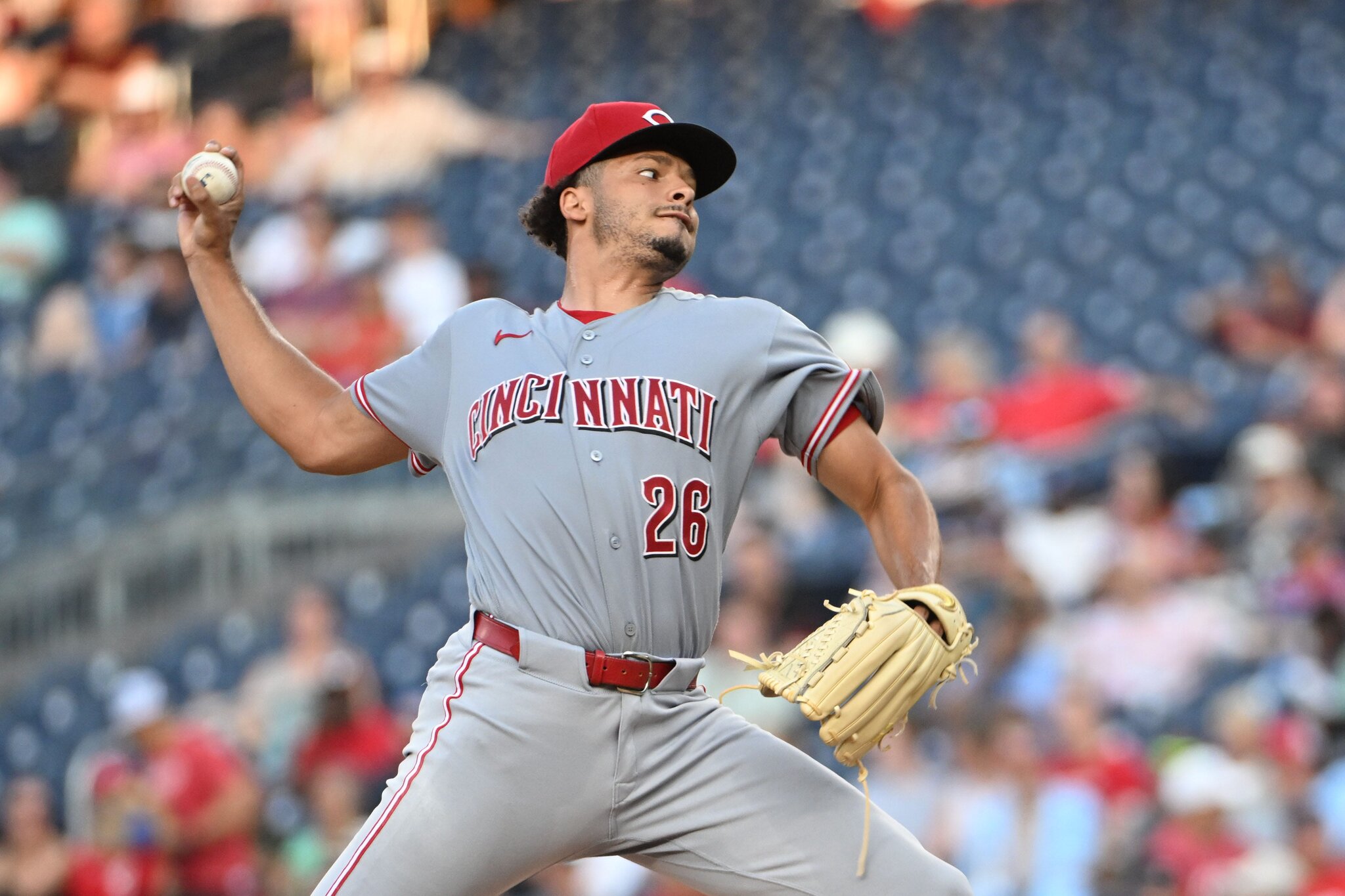 Chase Burns roughed up in Reds loss to Nationals. Here's what happened