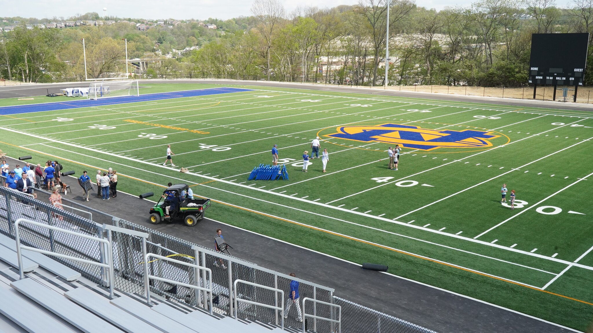 Newport Central Catholic soccer teams open new stadium with wins