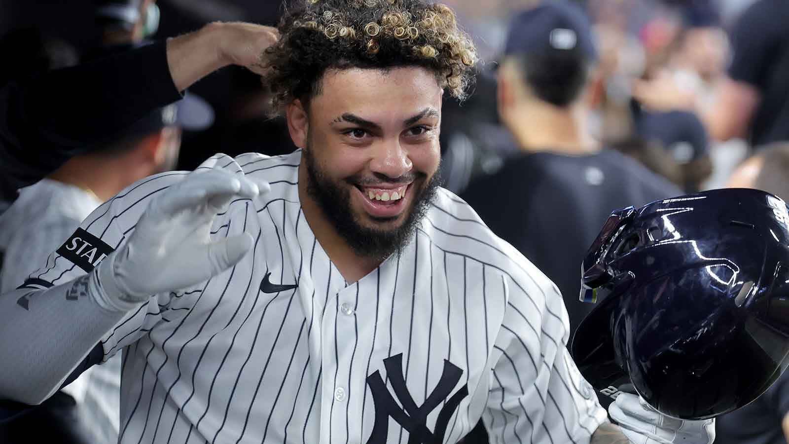 Luis García Jr.’s touching reaction to 1st home run in Yankees uniform