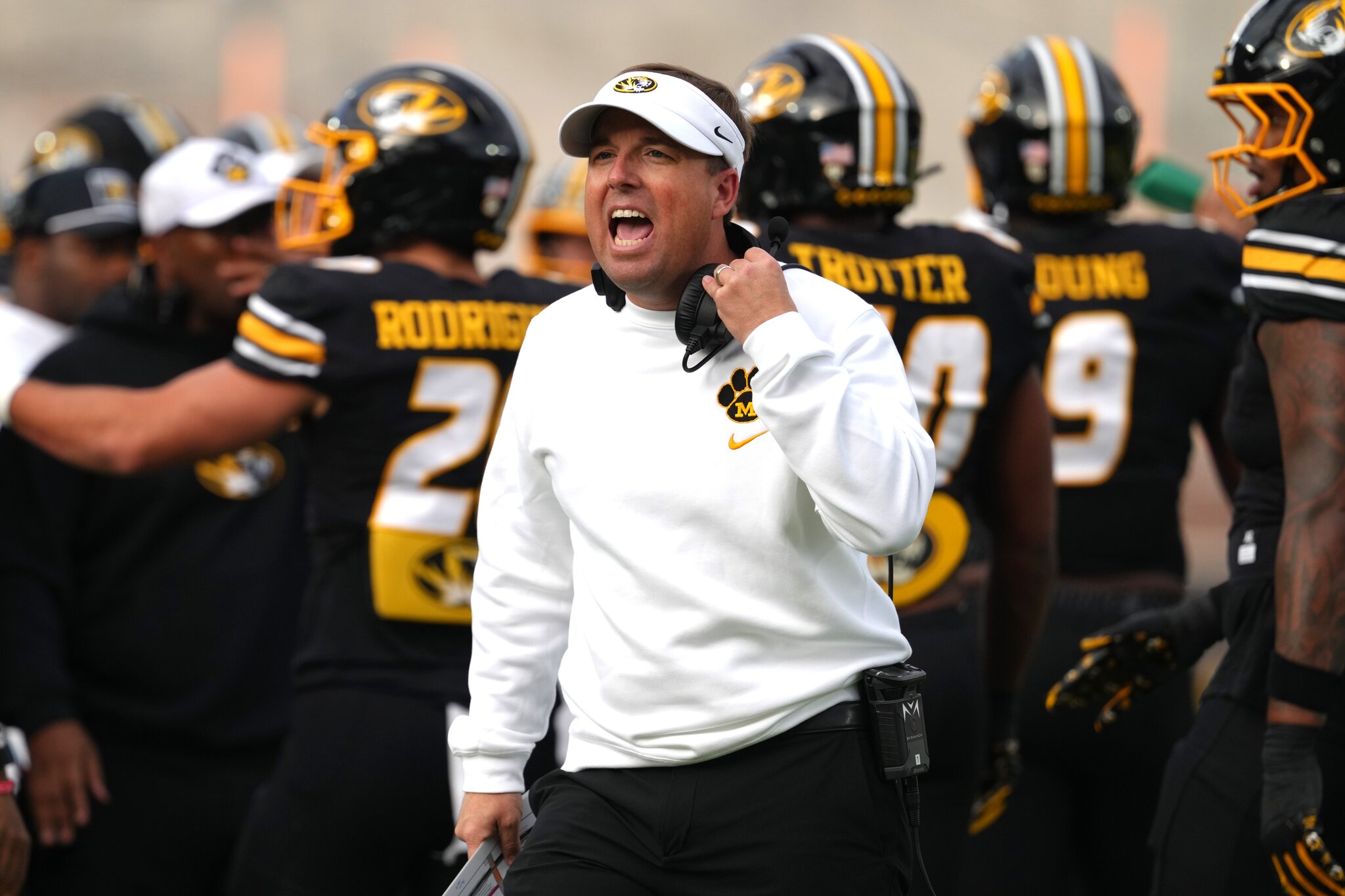 Is Missouri football ranked in preseason US LBM Coaches Poll?