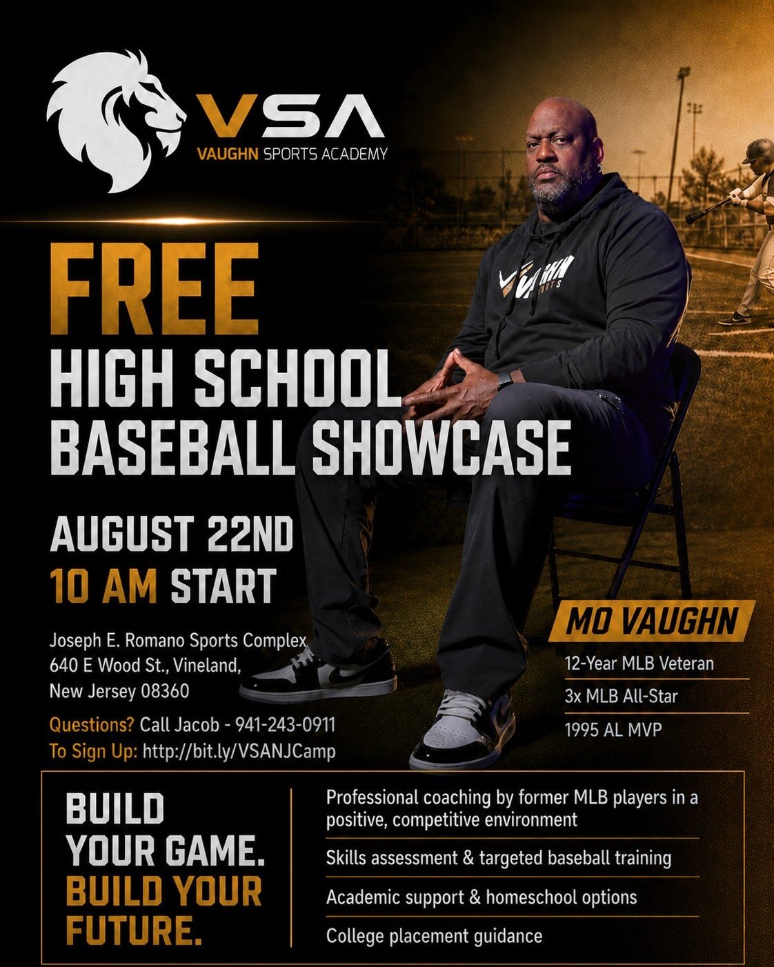 American League MVP coming for Vineland for showcase