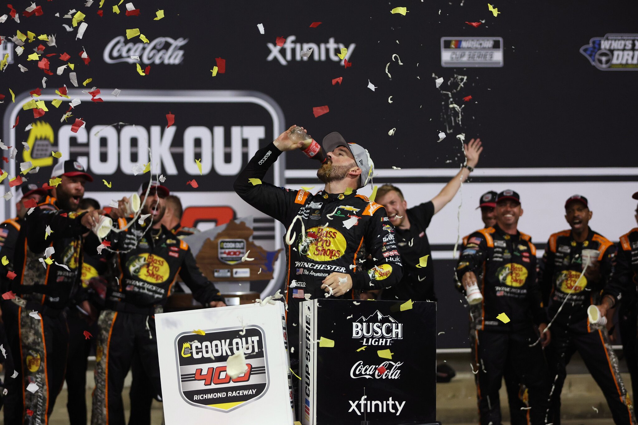 NASCAR lineup for Richmond race after qualifying. It's a Saturday race this week!
