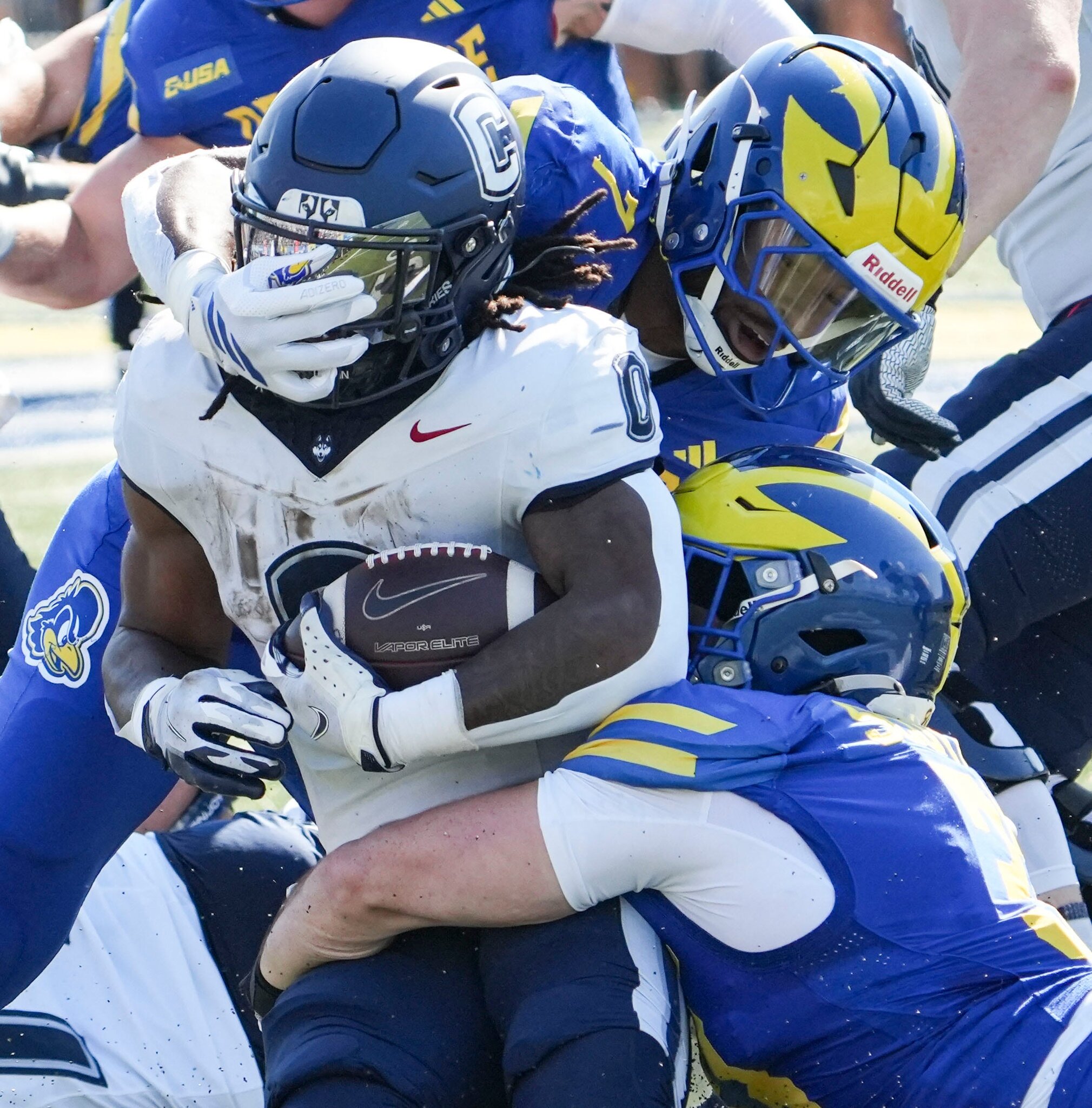 Periodically overmatched in FBS debut, Delaware seeks improved defense