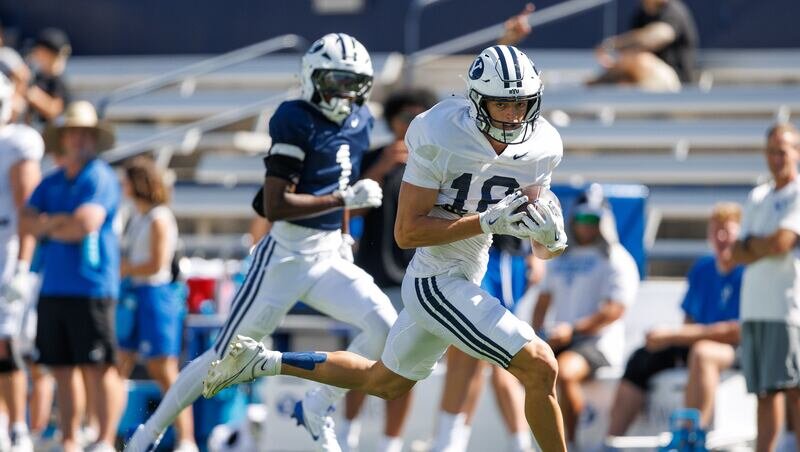 We had the upper hand today’: BYU’s Bear Bachmeier-led offense outperforms defense in 1st scrimmage of fall camp