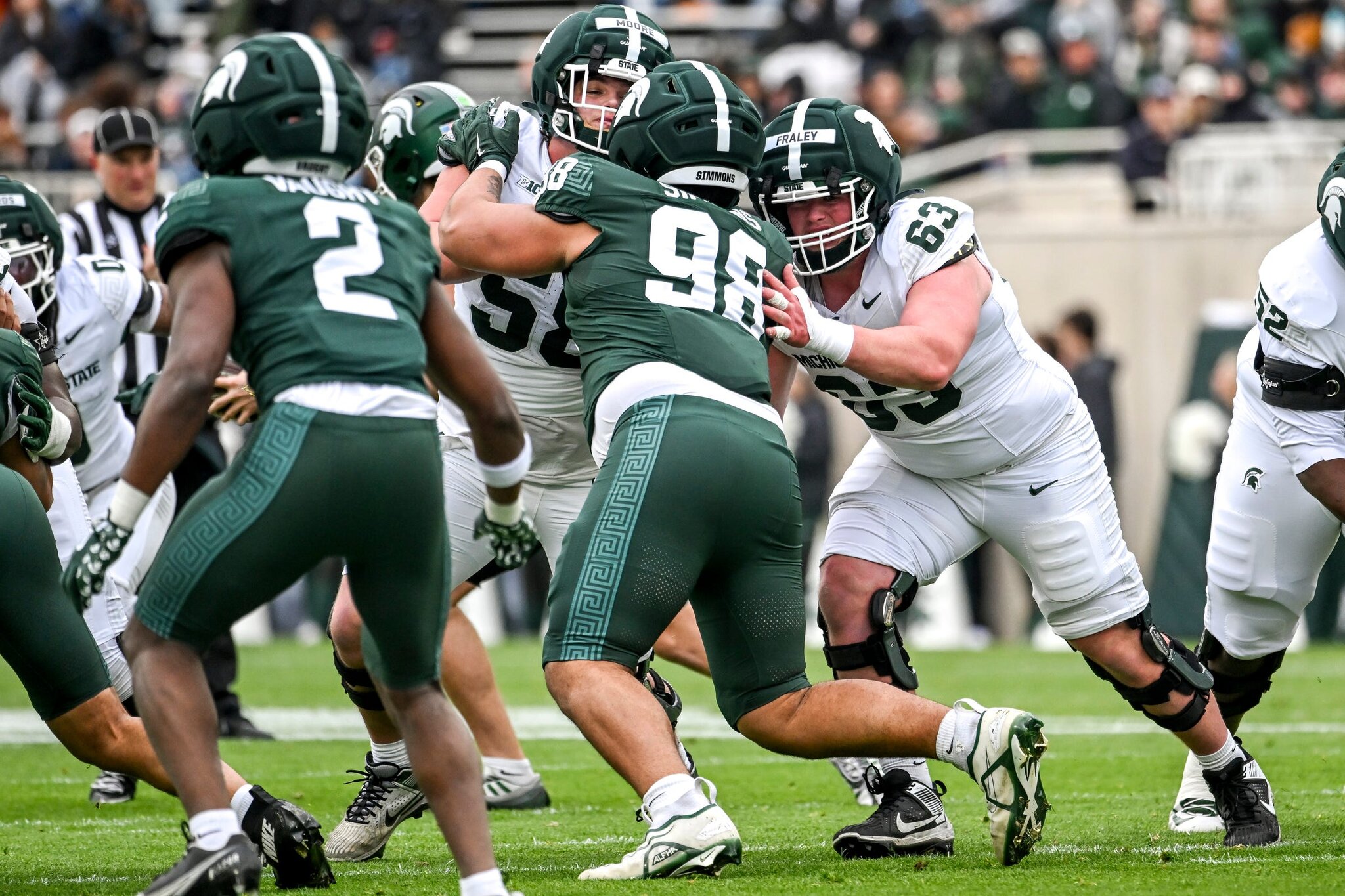 Trent Fraley leading Michigan State football, like his dad with Lions