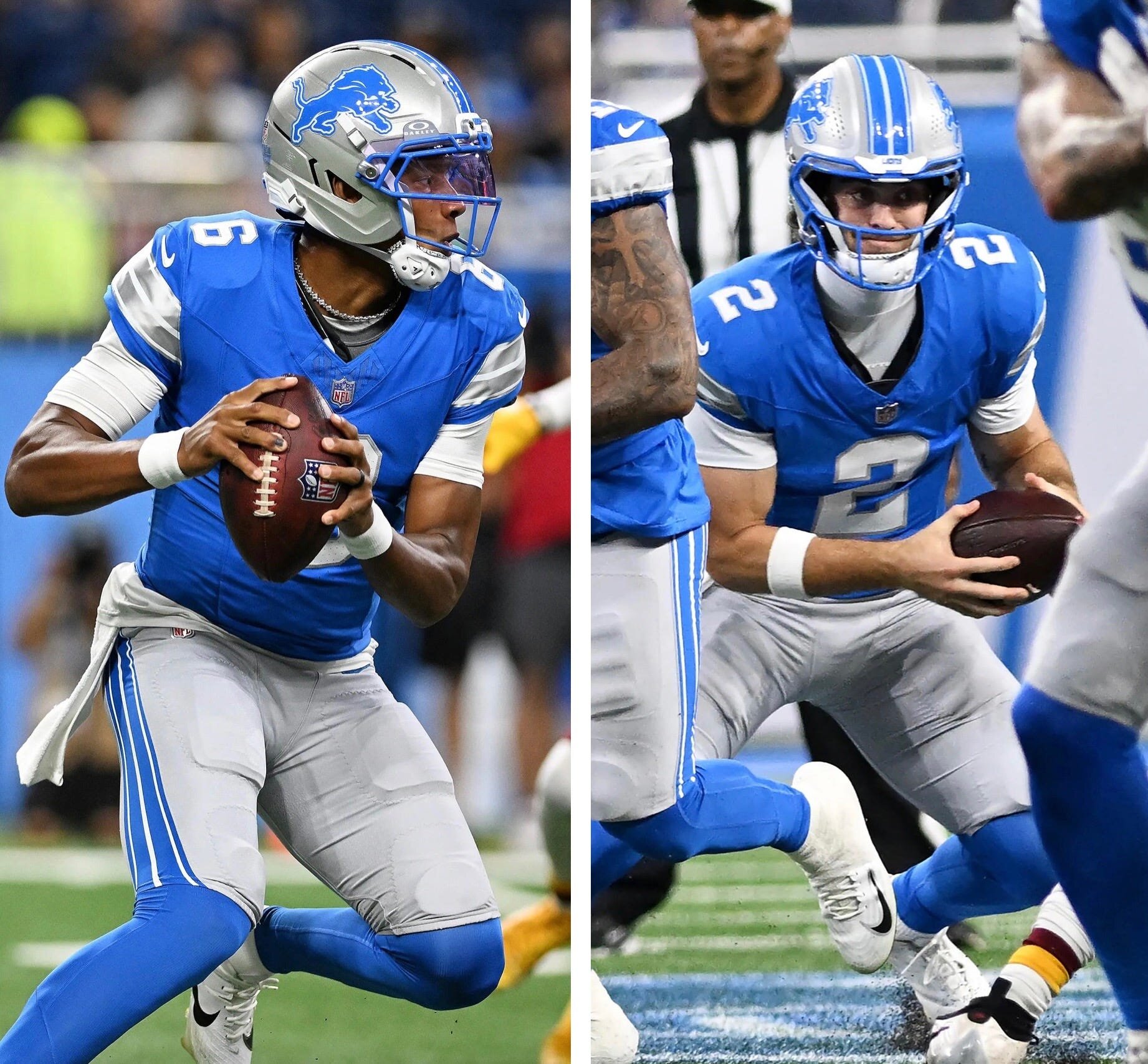 Lions QBs Josh Dobbs, Luke Altmyer in race to be Jared Goff's backup
