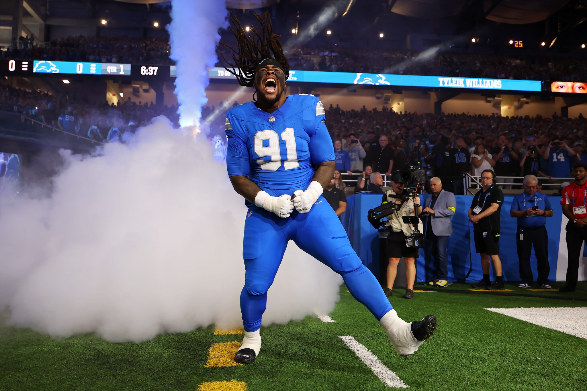 Why Lions DT Tyleik Williams, 'a man of his word,' dropped 50 pounds