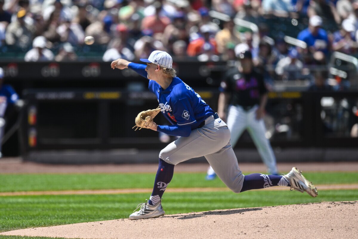 Emmet Sheehan Takes Step in Right Direction Despite Dodgers Loss