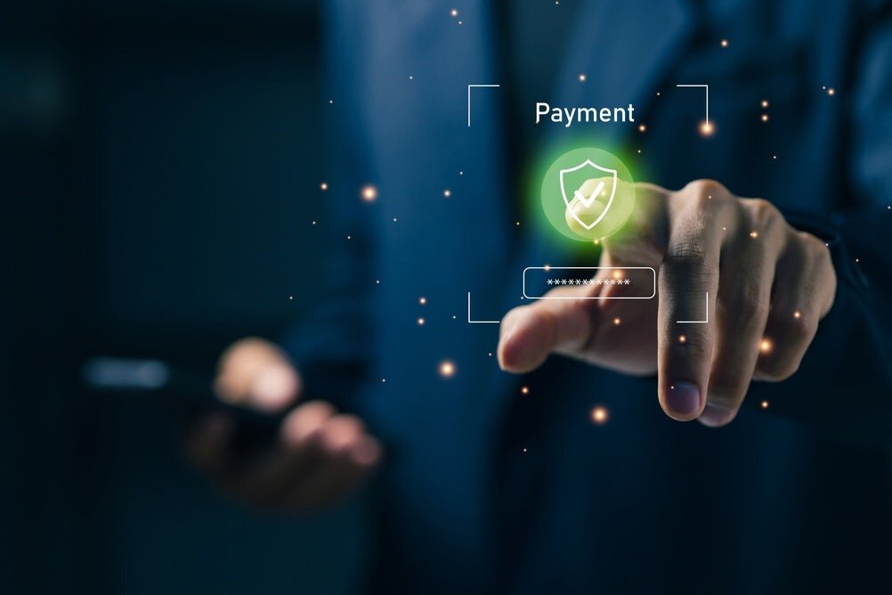 A payment is not complete when the message arrives