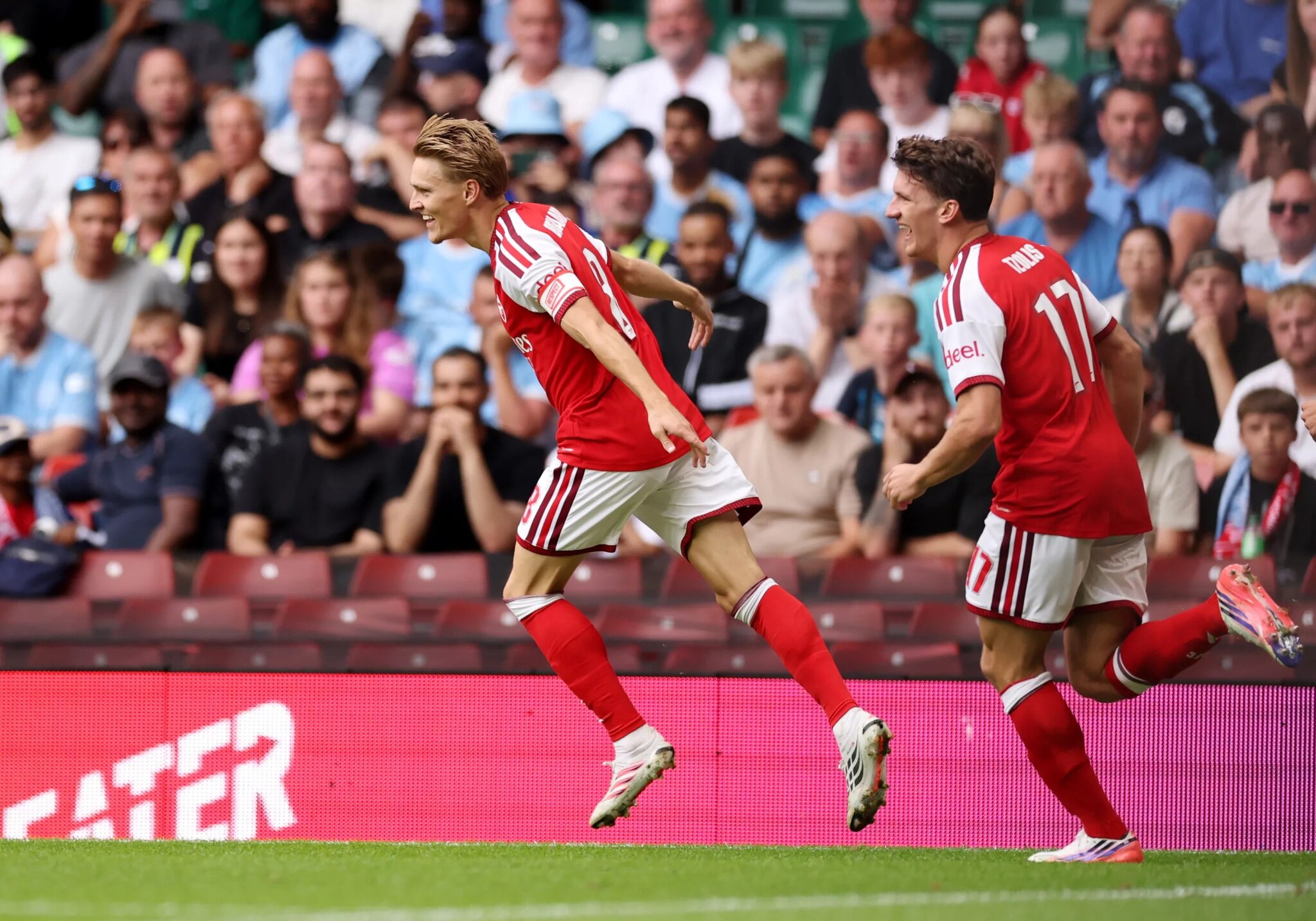 Arsenal 3-0 Manchester City: Gunners dismantle Citizens to win Community Shield