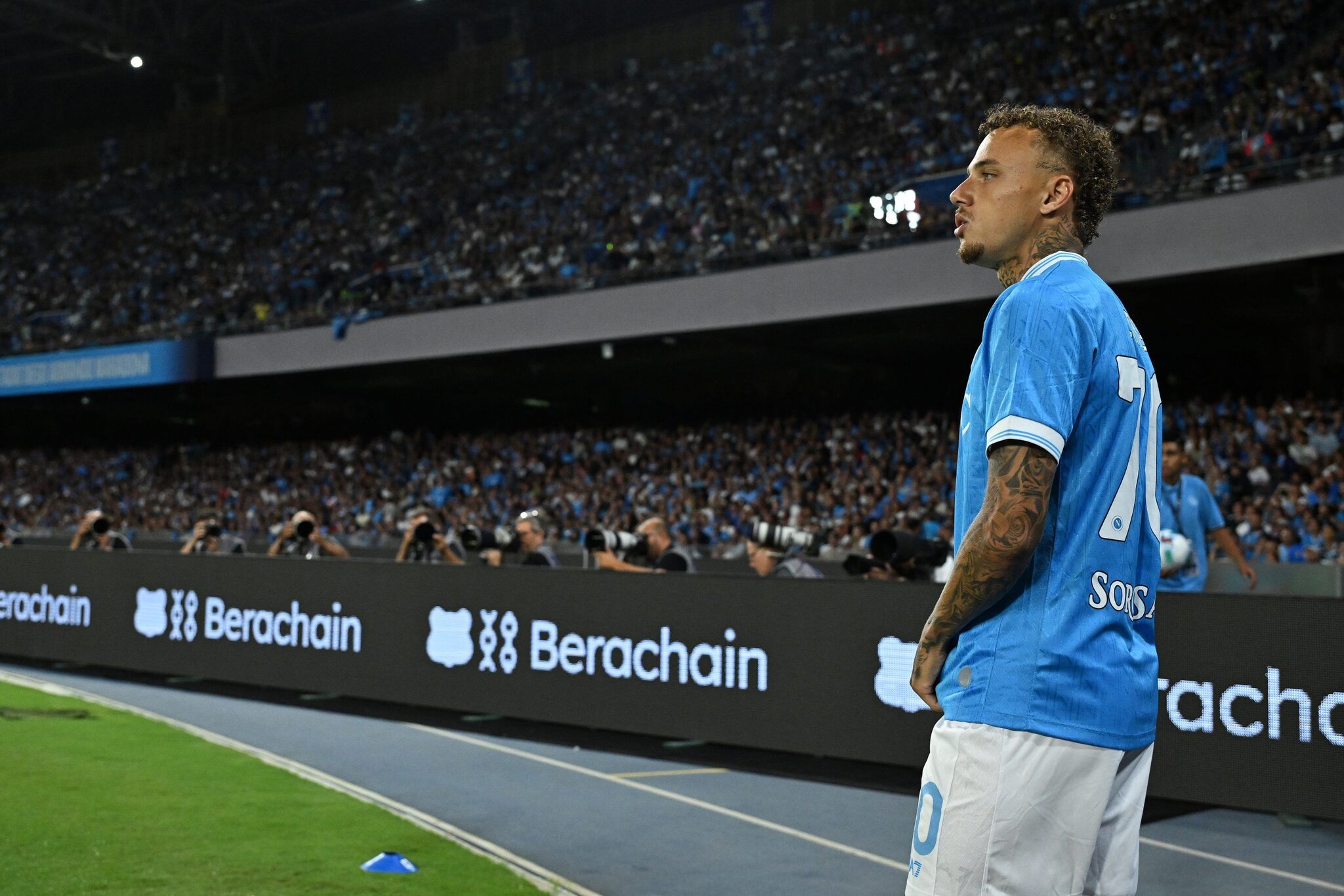 Napoli puts Noa Lang in the shop window after tricky Serie A stint