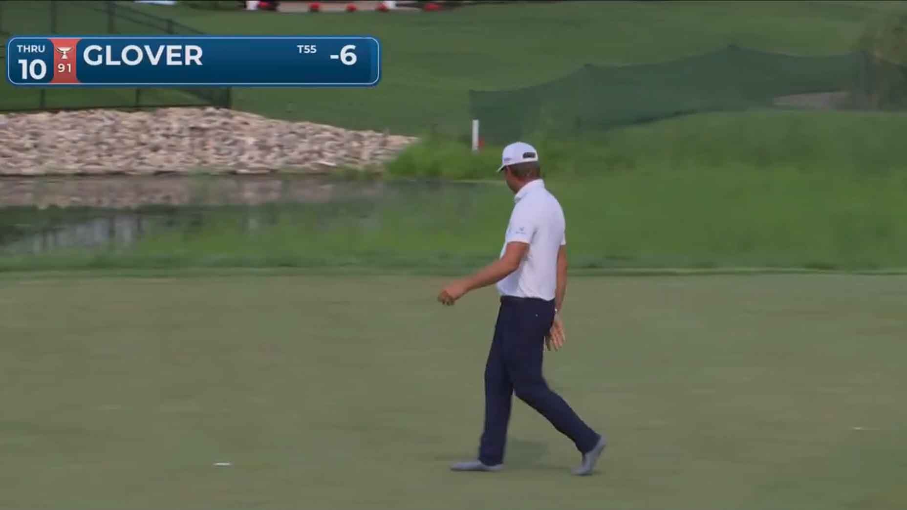 Lucas Glover's bizarre shoe removal scene at 3M Open wasn't an AimPoint protest