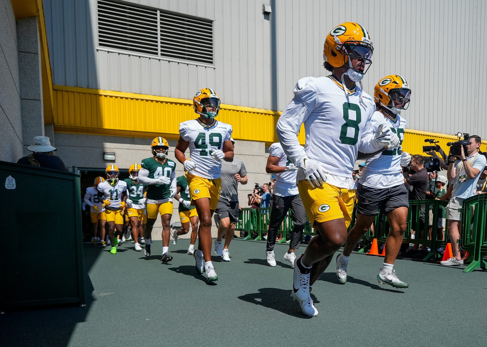 Day 2 of Packers training camp features Throwback Thursday on July 30