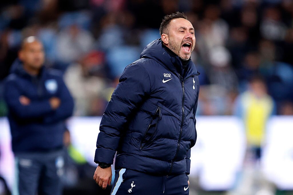 De Zerbi says Tottenham transfer business only ‘60 per cent’ complete