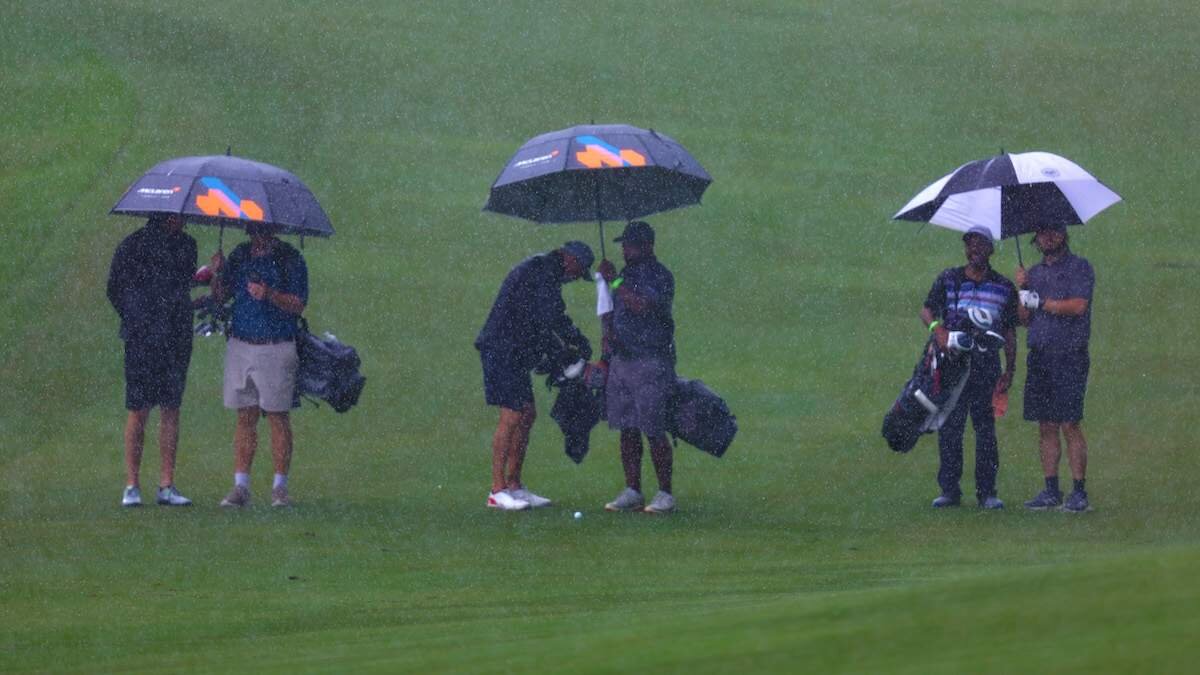 Why is the Wyndham Championship Round 2 Delayed Today? When Will it Re-Start?