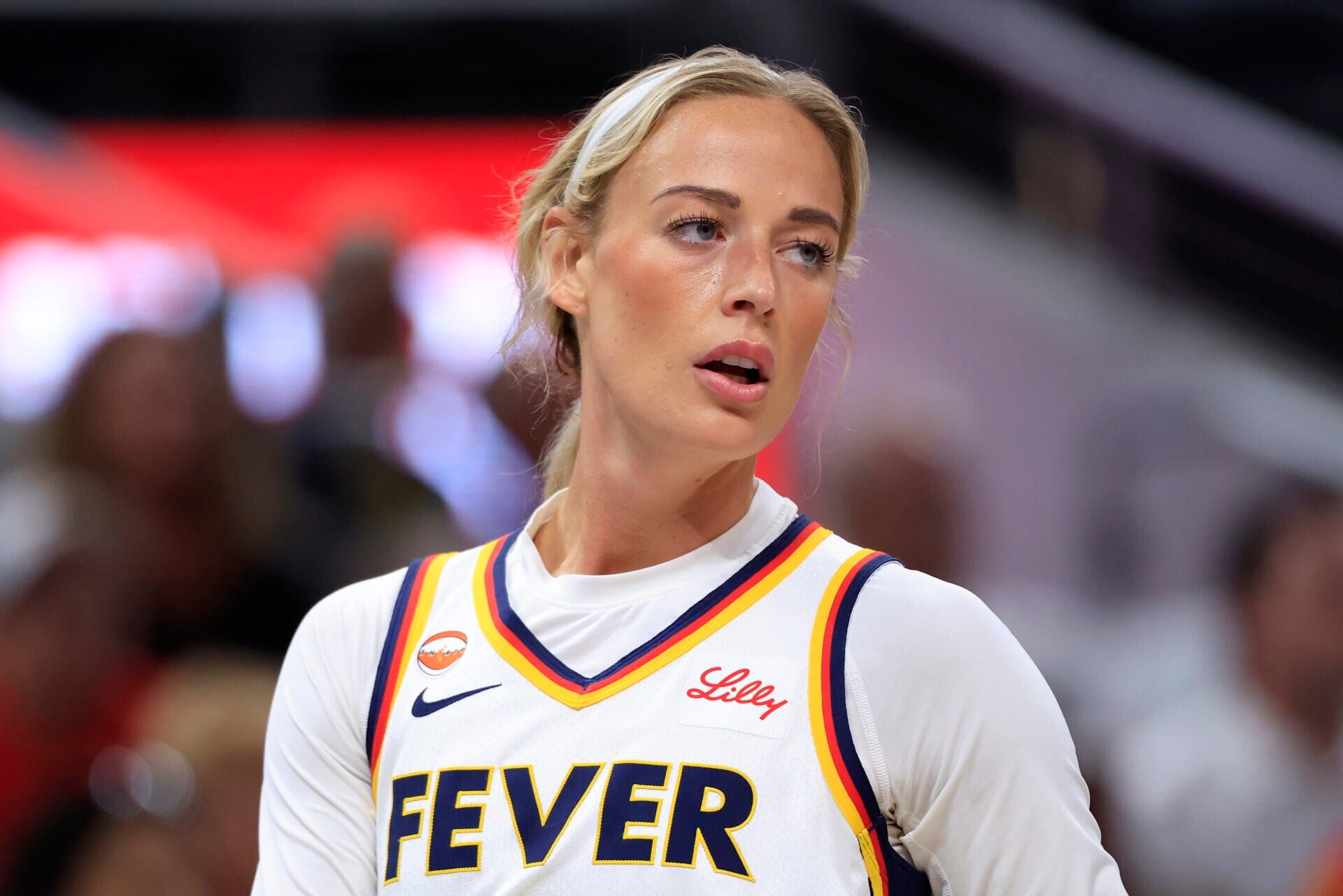 Sophie Cunningham seen singing in a bar with fans after Indiana Fever win