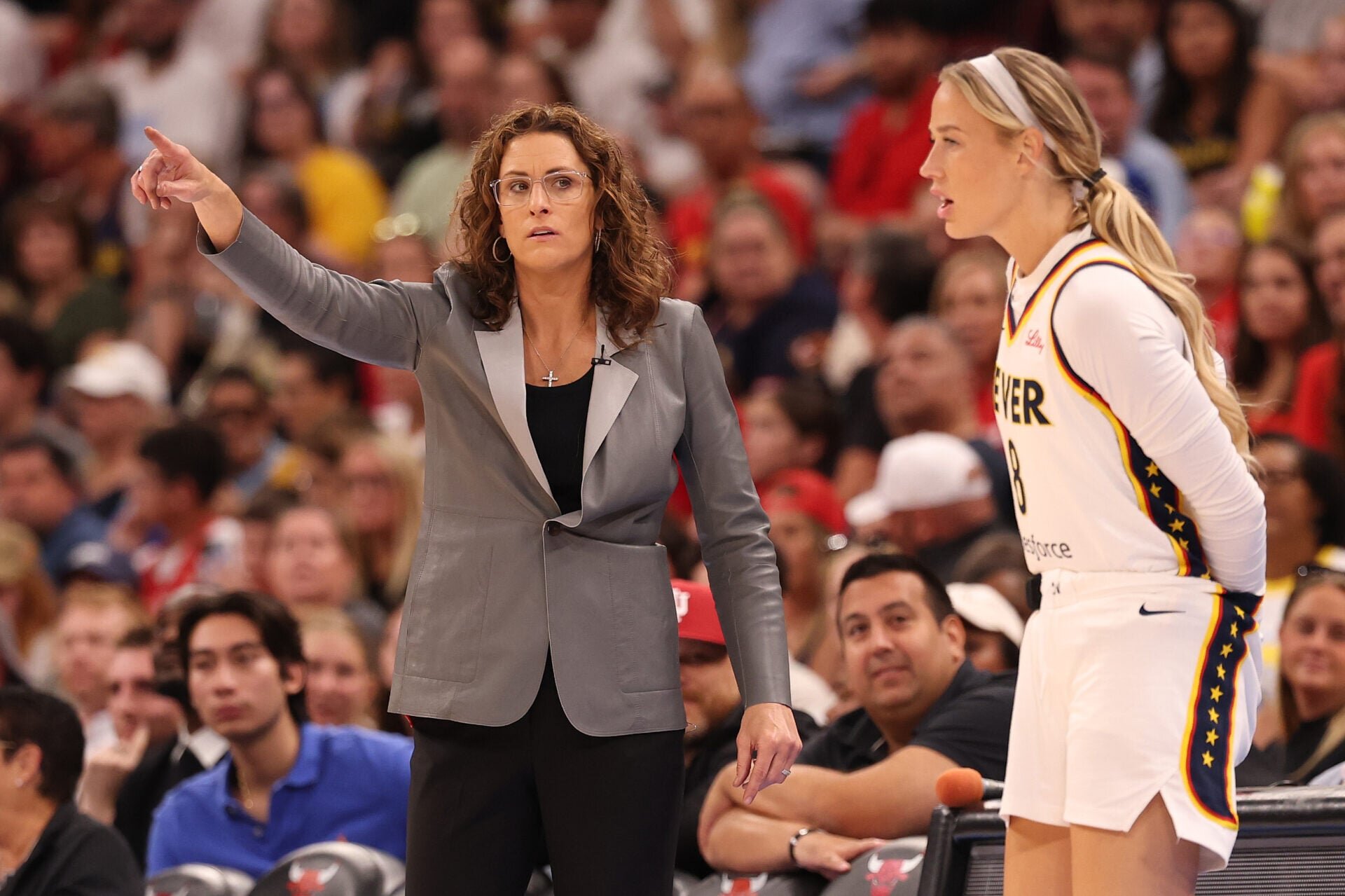 Stephanie White makes resounding ‘I’m only human’ statement amid Sophie Cunningham foul backlash