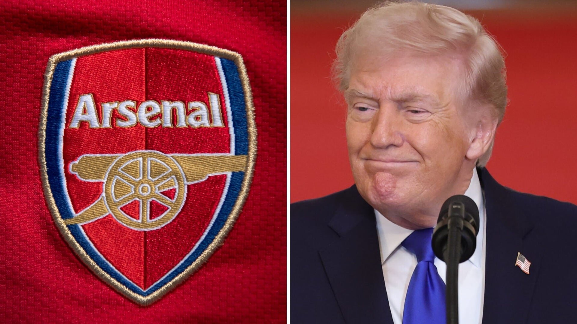 What Donald Trump said when asked if he was an Arsenal fan in 2018