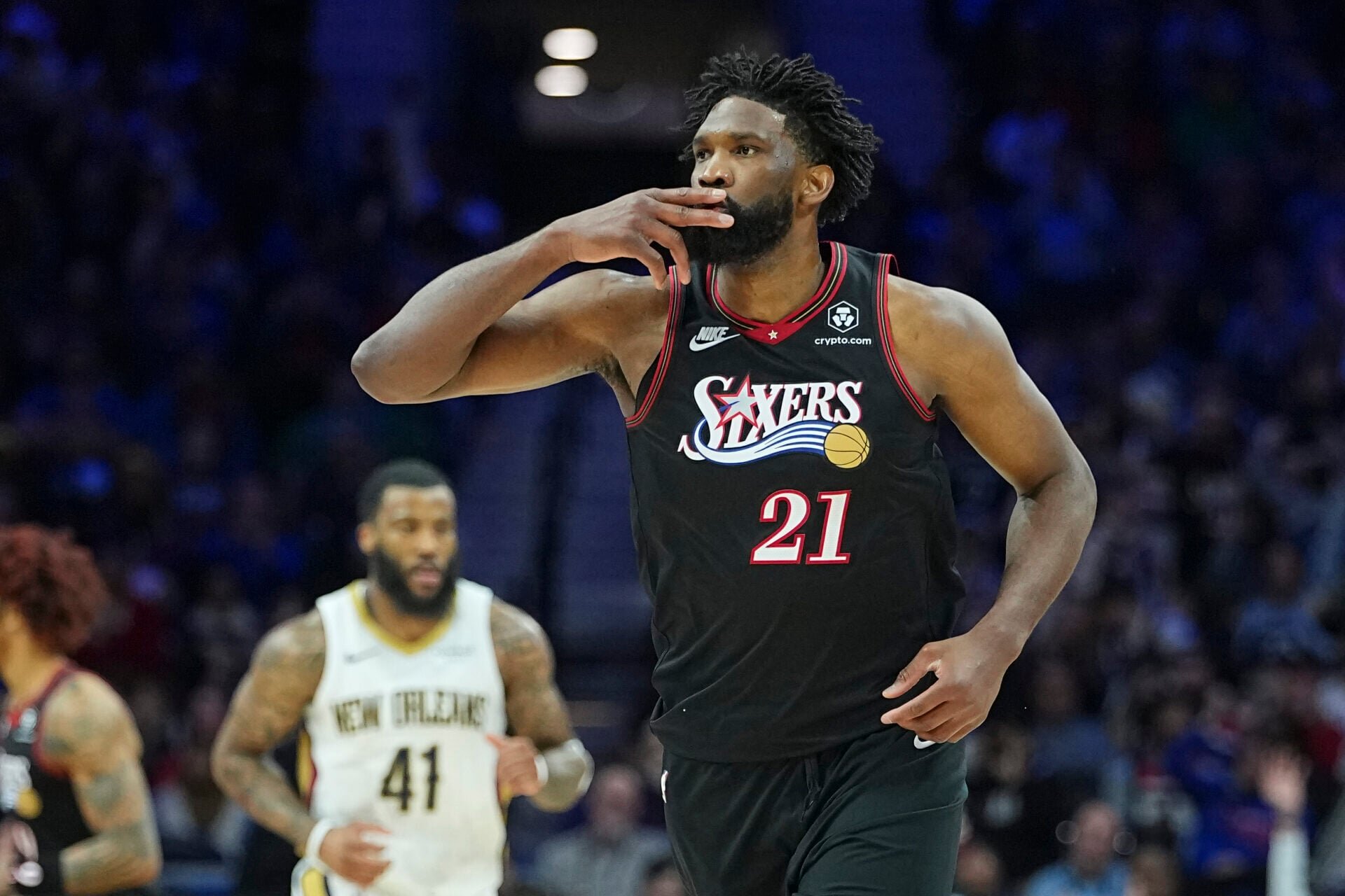 Joel Embiid issues ‘fun’ warning about Phillies’ playoff hopes on social media