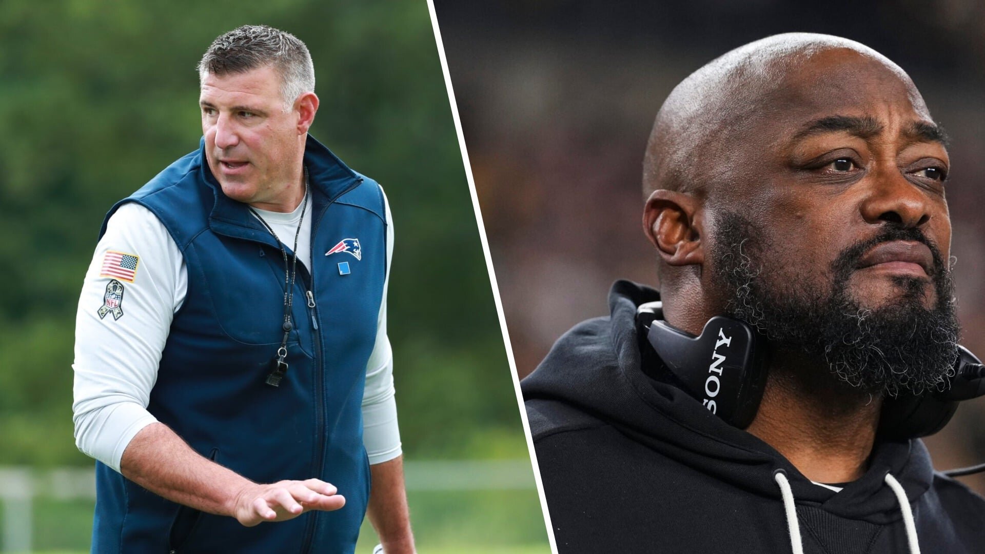 Mike Tomlin shares Mike Vrabel warning over Dianna Russini ‘noise’ during his NBC debut