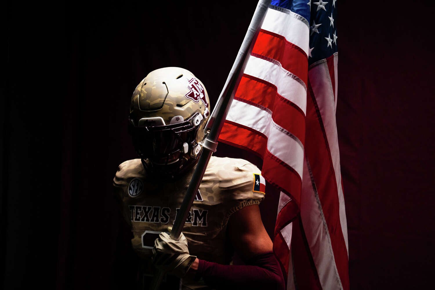 Texas A&M unveils special desert camouflage uniforms it will wear in rivalry game against Arkansas