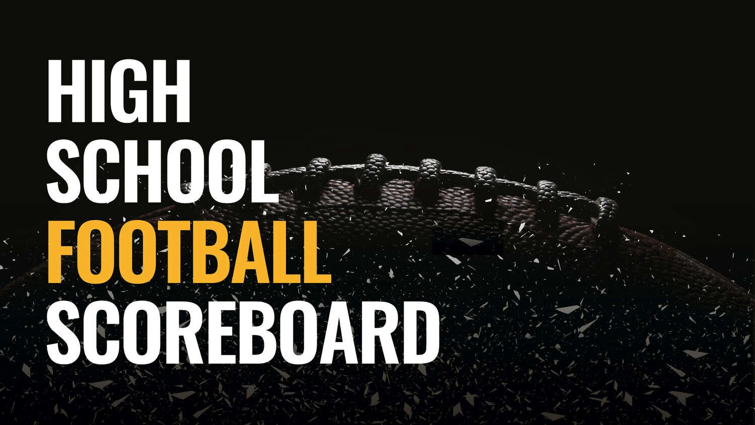 Texas high school football: Friday's scores from Week 1