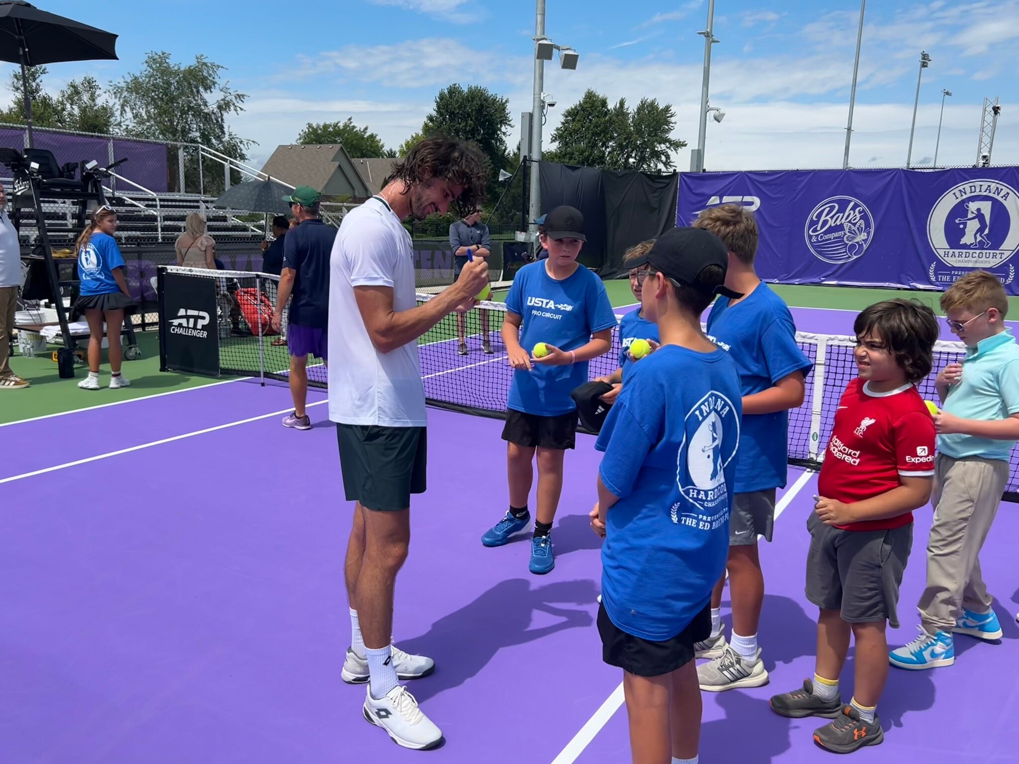 Pro tennis player Lloyd Harris wins singles gold at inaugural Indiana Hardcourt Championships