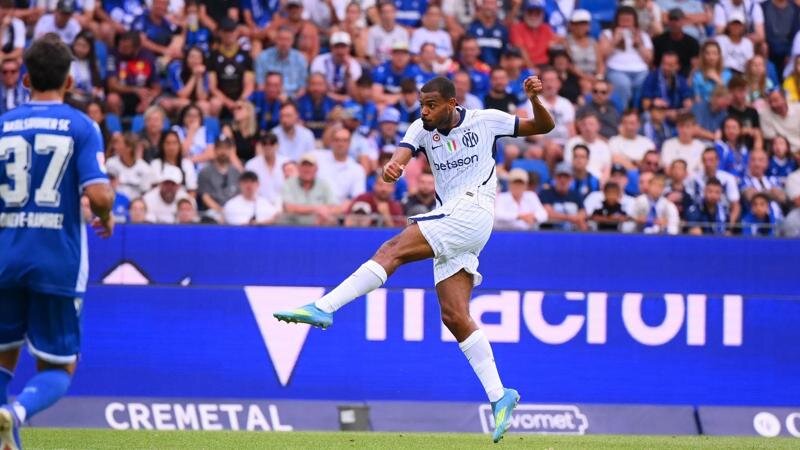 Diouf, power and precision: "It felt good: I often try that shot in training