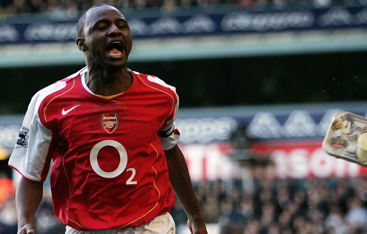Patrick Vieira names the hardest player he faced as an Arsenal player