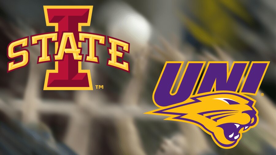 Iowa State Volleyball beats in-state rival Northern Iowa 3-1 after winning an extended set 4