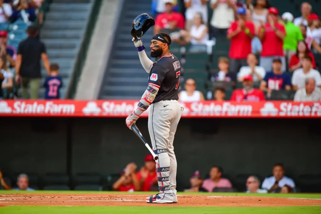 Jo Adell Gets Warm Welcome in First Angel Stadium Appearance Since Deadline Trade