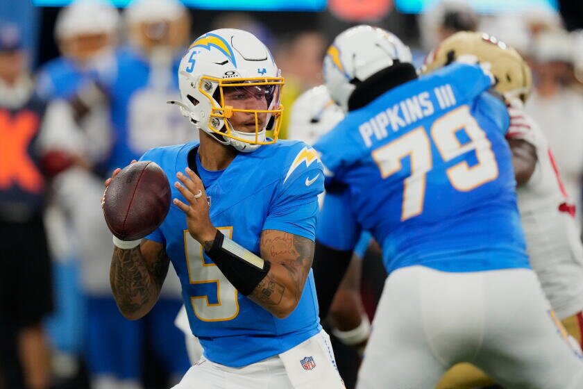 Chargers stick with Trey Lance and two undrafted rookies on initial 53-man roster