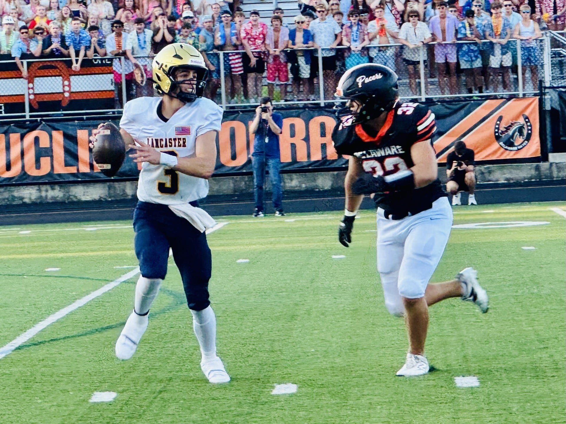 Third-down struggles haunt Lancaster football team in loss at Delaware