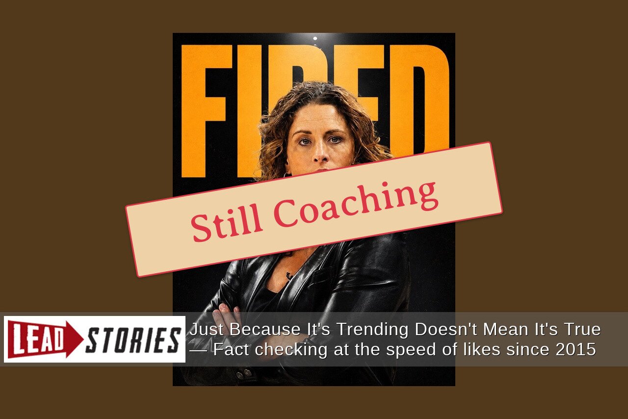 Fact Check: Indiana Fever Did NOT Fire Head Coach Stephanie White on Aug. 10, 2026 -- She Continues to Hold Her Job