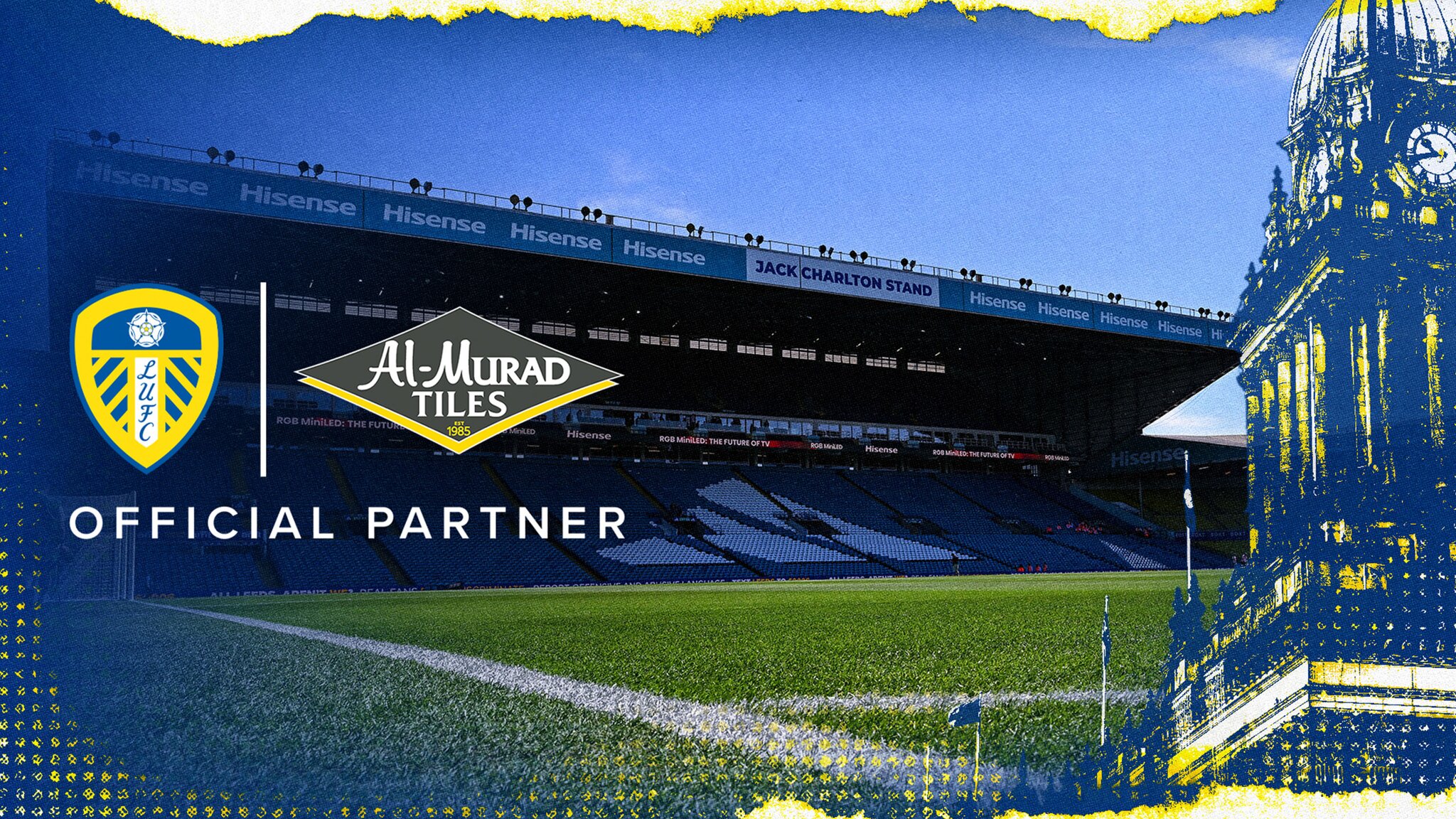 Leeds United announce Al-Murad Tiles as Official Club Partner